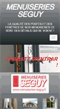 Mobile Screenshot of menuiseries-seguy.fr
